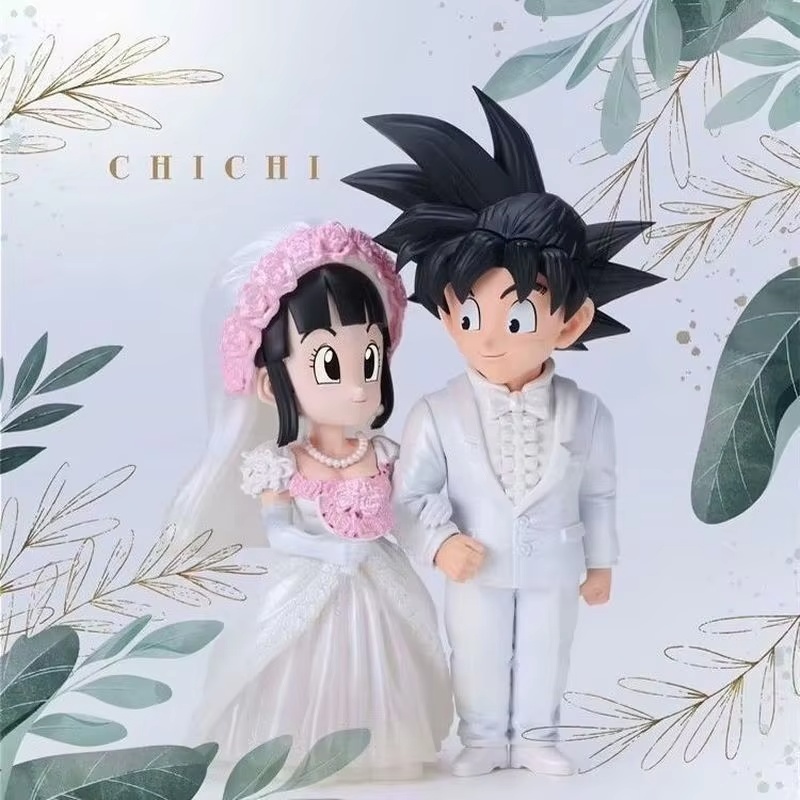 Resin Art Dragon Ball Z - Son Goku und Chichi Hochzeit Mariage