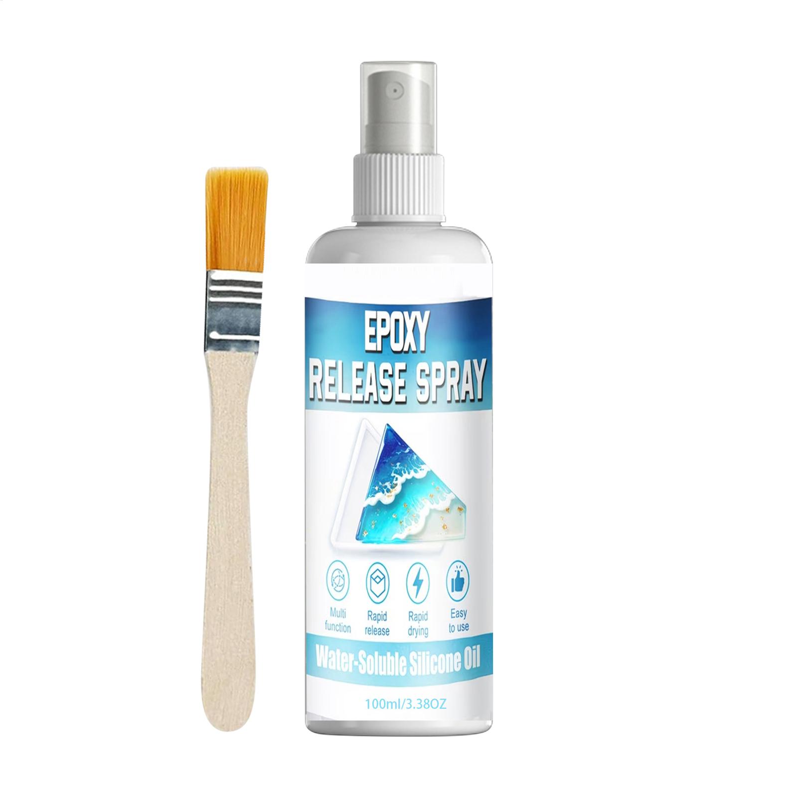 Release Spray Silicone - Silikon-Formentformungsspray 100ml, Schnelltrocknendes Formenentfernungs-Schmiermittel zur Verhinderung