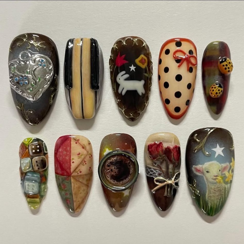 24 Stück künstliche Nägel im V – Resin Art Ocean Bewertung und Preis