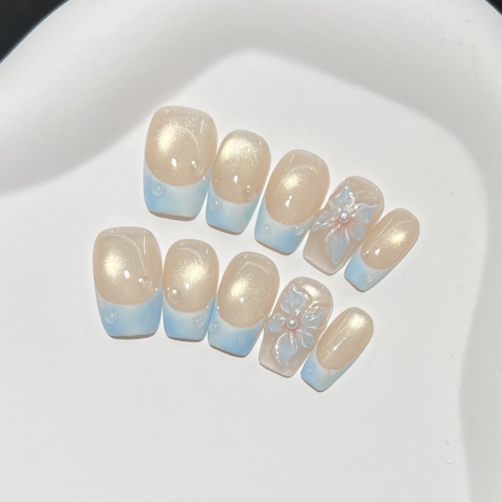 10 Stück französische blaue gl – Resin Art Use Bewertung und Preis