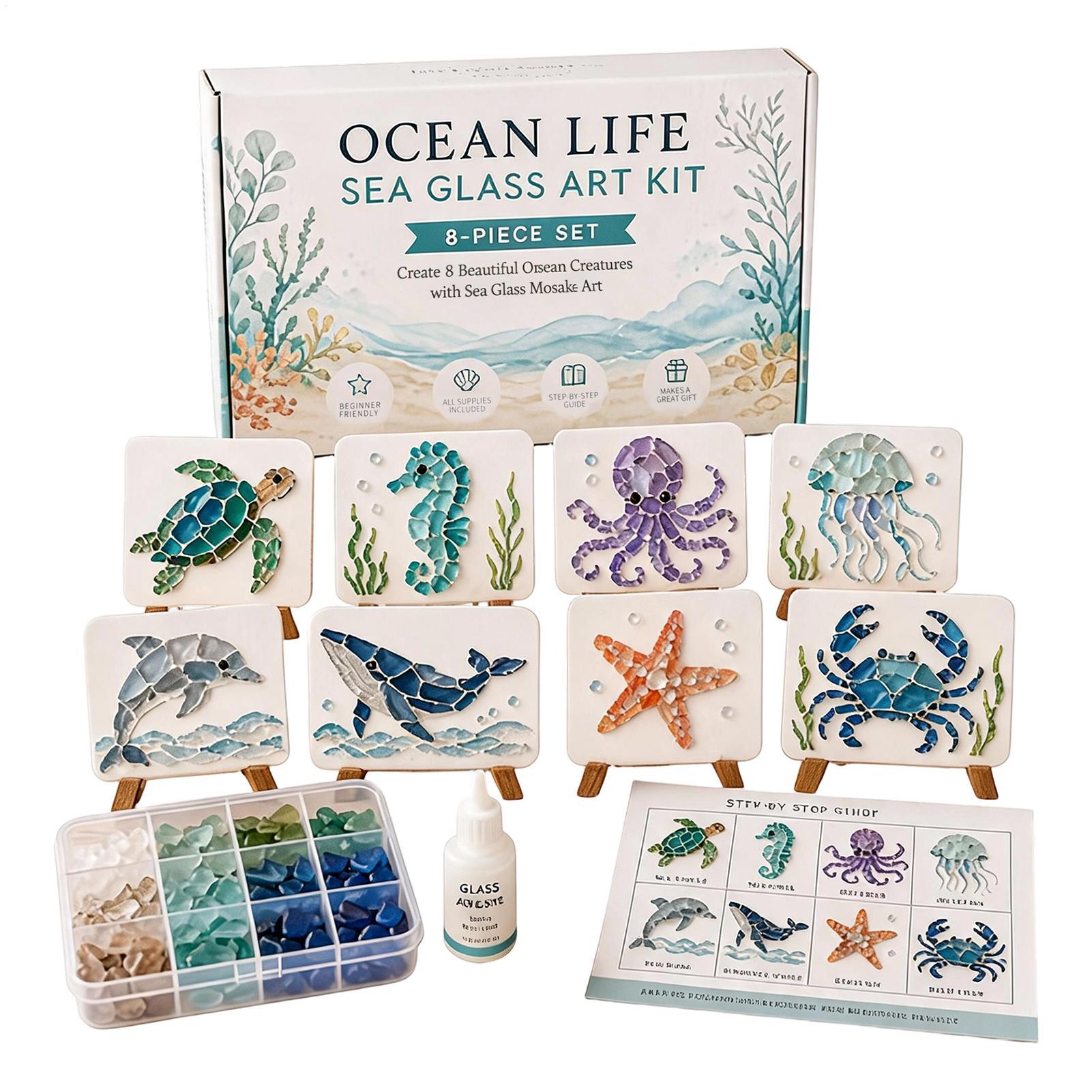 Unvollendetes DIY-Mosaik-Kunst – Resin Art Ocean Bewertung und Preis