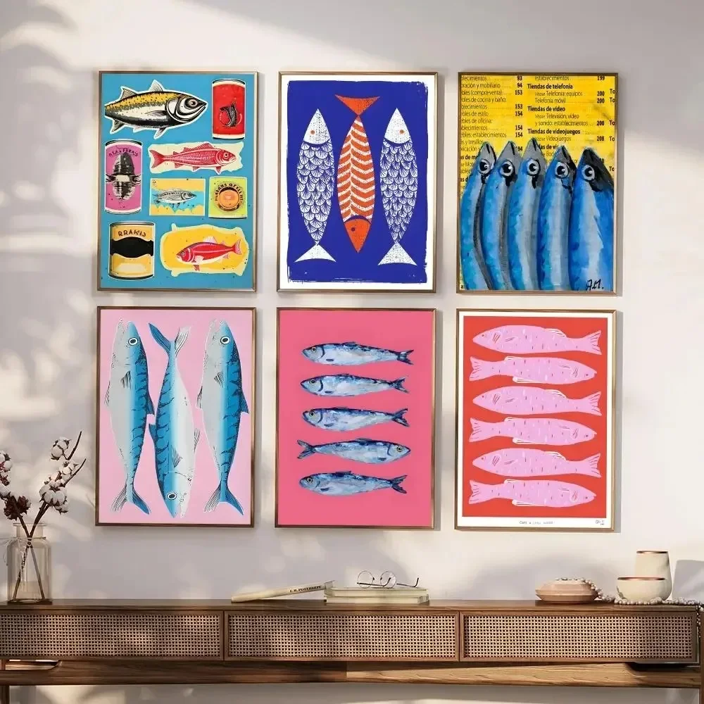 Bunte Sardinen, Hummer, Fische – Resin Art Ocean Bewertung und Preis