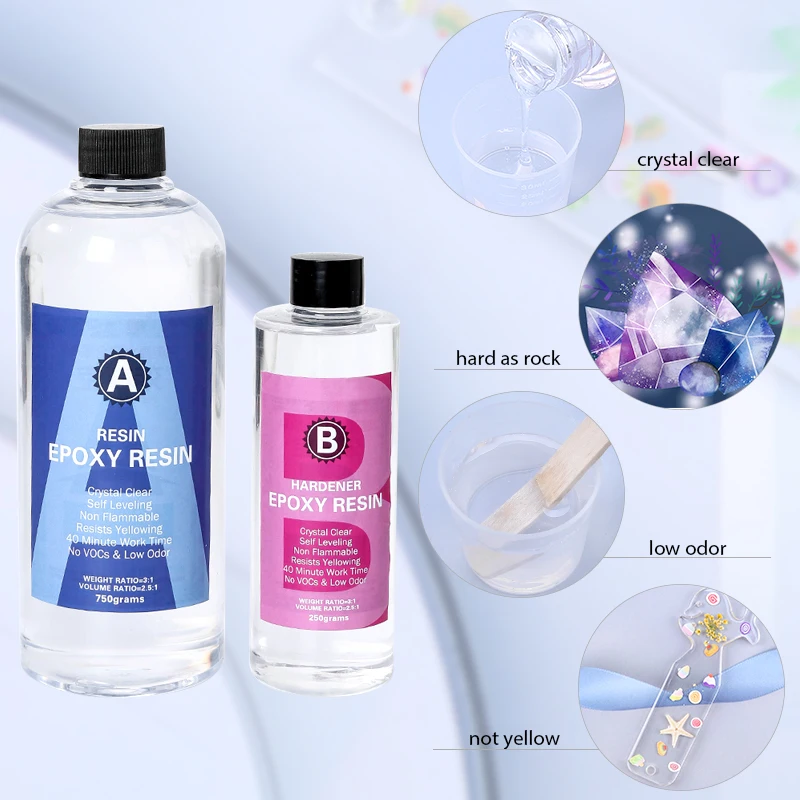 Epoxidharz-Set, kristallklar,  – Resin Art Use Bewertung und Preis