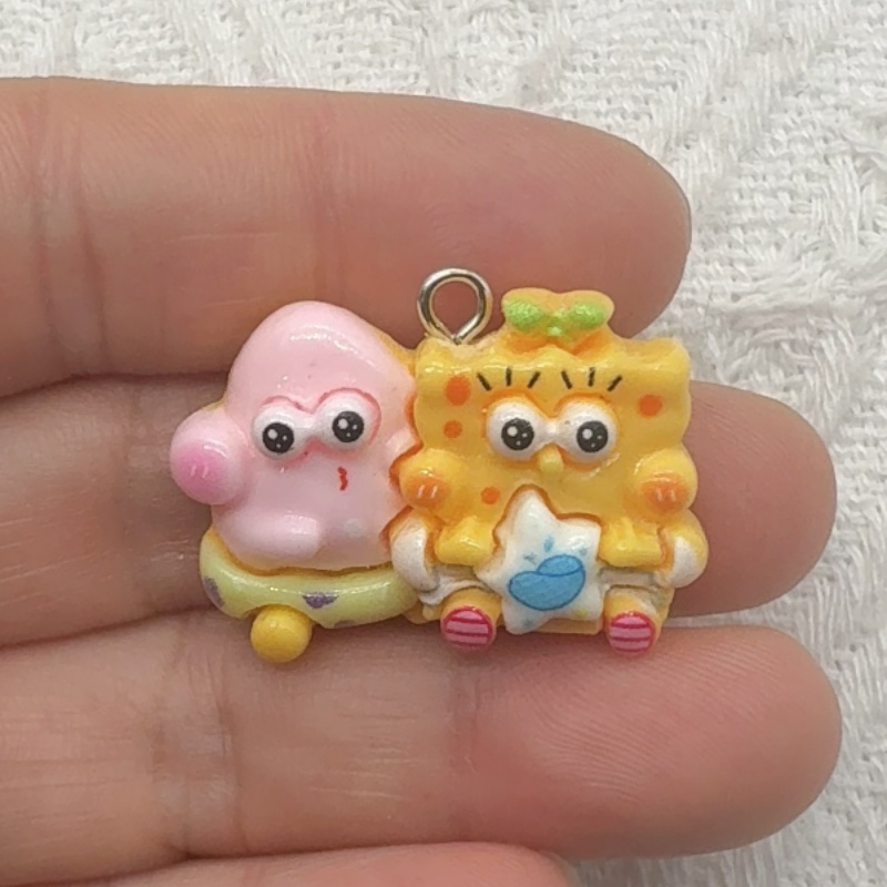 10 Stück Cartoon-Harzanhänger, – Resin Art Engagement Bewertung und Preis