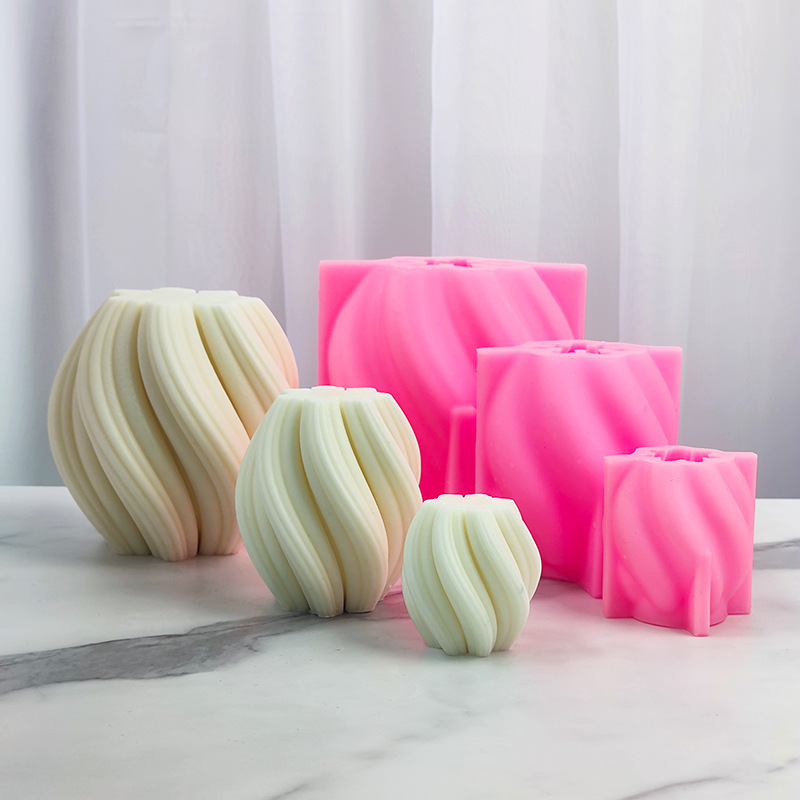 Geometrische gestreifte Säule  – Resin Art Ocean Bewertung und Preis